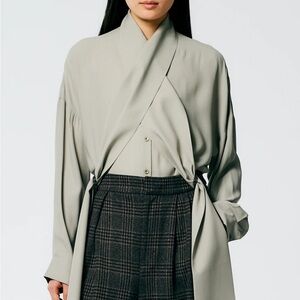 Tibi Feather Weight Eco Crepe Davenport